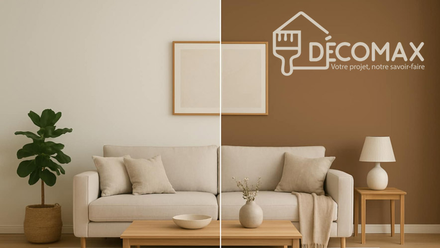 Décomax expert en plafonnage, cloisons, faux plafonds, murs effet marbre/pierres à Mettet