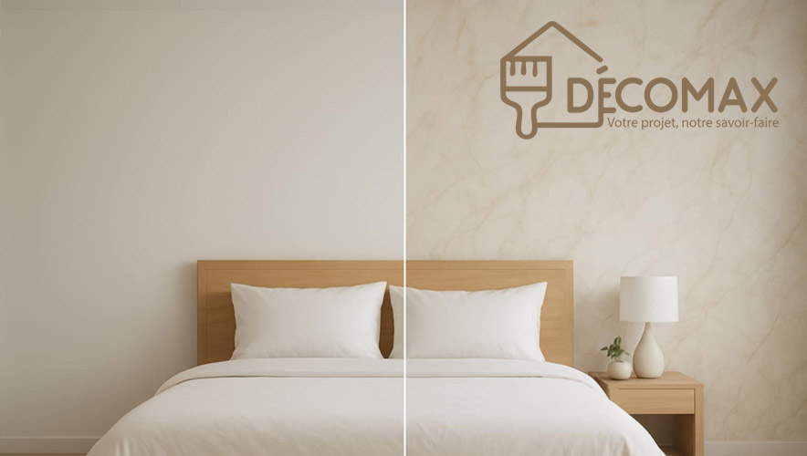Décomax expert en plafonnage, cloisons, faux plafonds, murs effet marbre/pierres à Charleroi